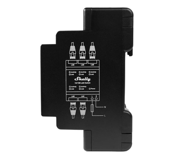 Shelly Przełącznik Ethernet z 5 portami RJ45 LAN Switch LANSwitch - 1305805 - zdjęcie 5